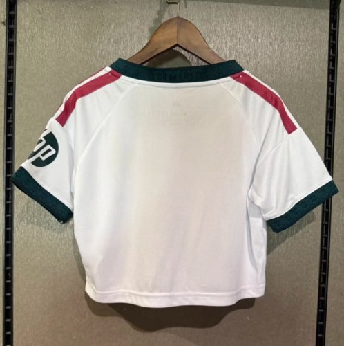 Real Madrid Home Woman Cropped Jersey