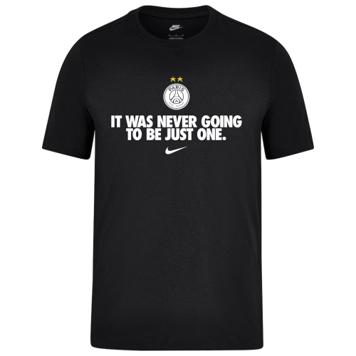 PSG Nike Winners T-Shirt - Black