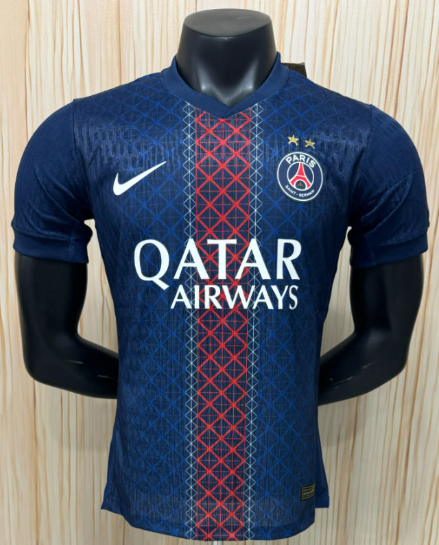 Paris Saint Germain Home Men Player Jersey 25/26(2 Stars)