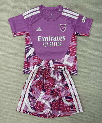 Arsenal Purple Goalkeeper Kids Suit 26/27