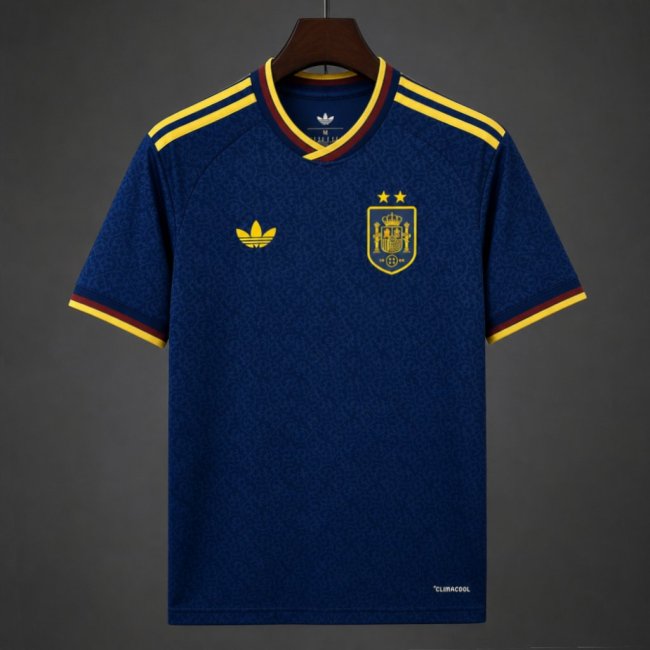 Spain 2026 Cyan Special Edition 2 Stars Man Jersey