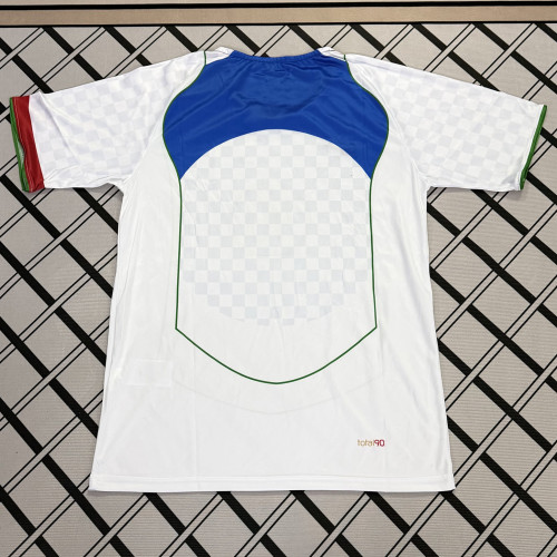 Total 90 White Retro-style soccer jersey