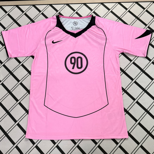 Total 90 Pink Retro-style soccer jersey