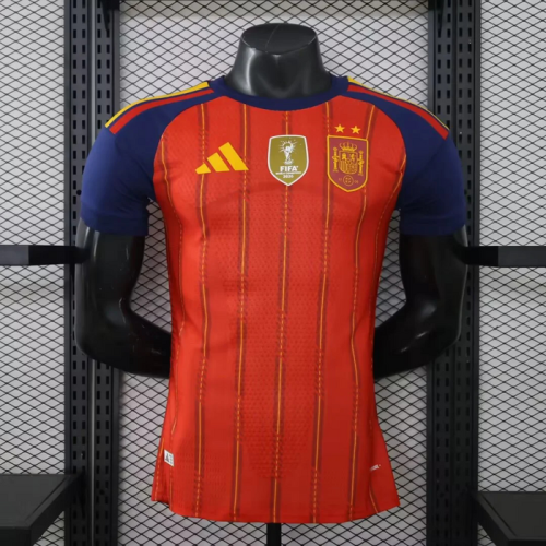 Spain 2026 World Cup Home Player Man Jersey (2 stars)