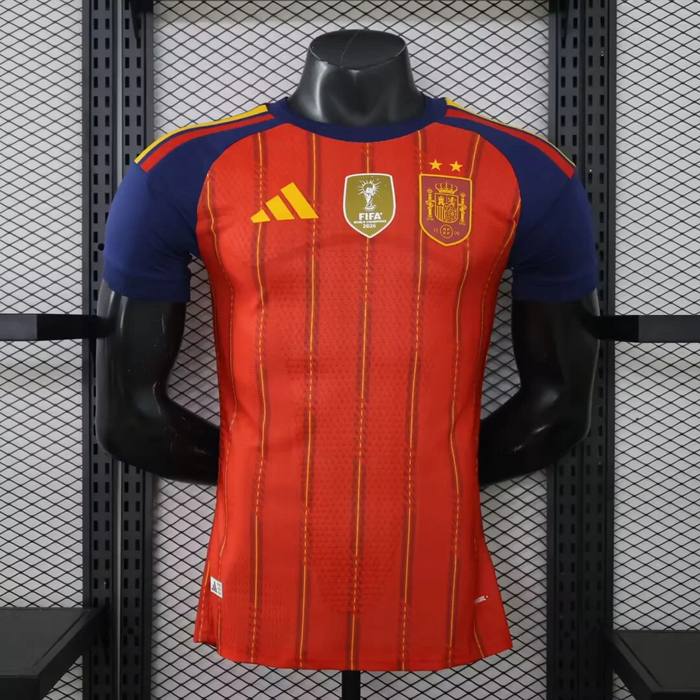Spain 2026 World Cup Home Player Man Jersey (2 stars)
