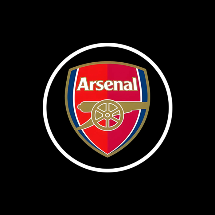 Football Club Universal LED HD Logo Wireless Car Door Welcome Lamp Light Projector Light