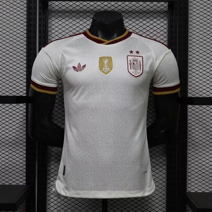 Spain 2026 World Cup Away Player Man Jersey(2 stars)