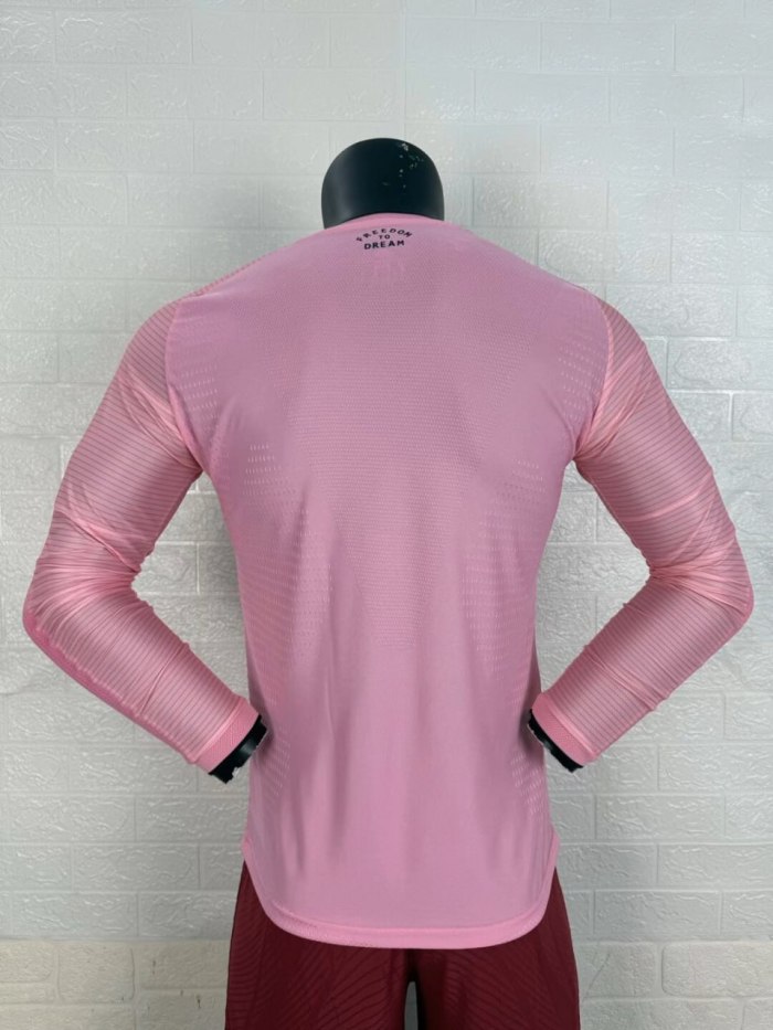 Inter Miami Home Player Long Sleeve Man Jersey 26/27