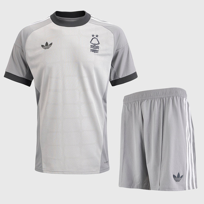 Nottingham Forest Grey Goalkeeper Men Jersey Suit 26/27