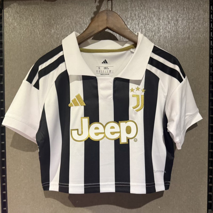 Juventus Home Woman Cropped Jersey