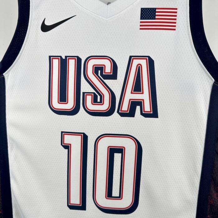 Jayson Tatum Team USA 2024 Swingman Home Jersey White