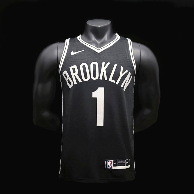 Mikal Bridges Brooklyn Nets Icon Edition Swingman Jersey Black
