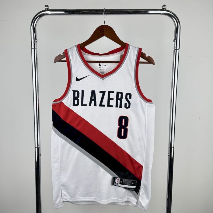 Deni Avdija Portland Trail Blazers 2023/24 Association Edition Swingman Home Jersey White