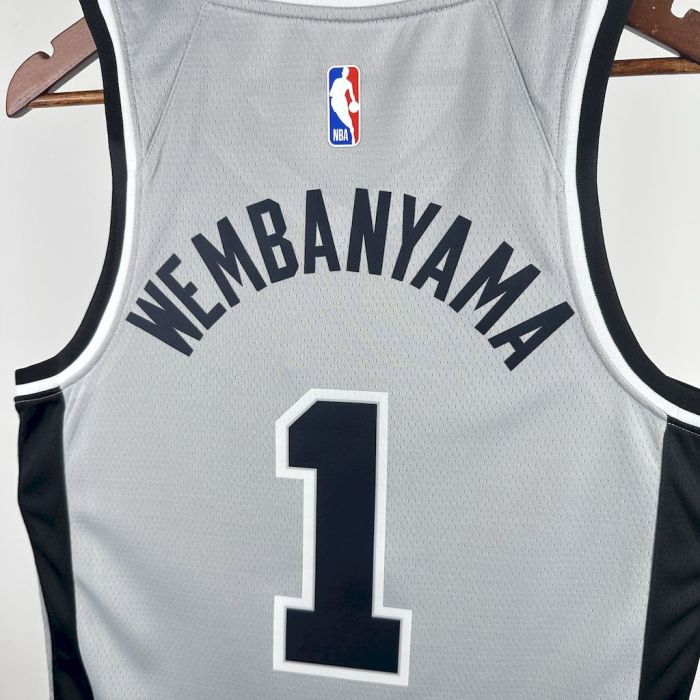 Victor Wembanyama San Antonio Spurs 2021/22 Statement Edition Swingman Jersey Gray
