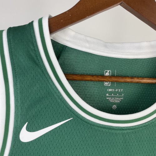 Jaylen Brown Boston Celtics Icon Edition Swingman away Jersey Green