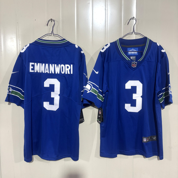 Seattle Seahawks Nick Emmanwori Blue Game Jersey - Gen 2