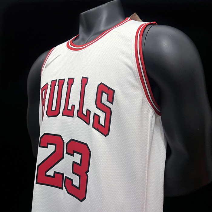 Michael Jordan Chicago Bulls Association Edition Swingman Jersey White