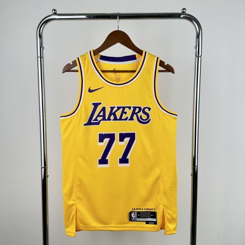 Luka Dončić Los Angeles Lakers Icon Edition Swingman Jersey 23/24 Yellow