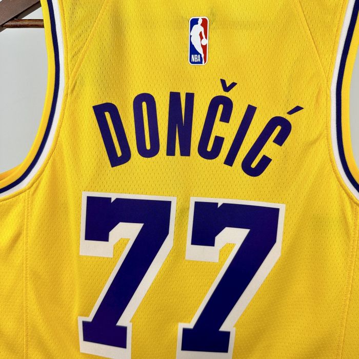 Luka Dončić Los Angeles Lakers Icon Edition Swingman Jersey 23/24 Yellow