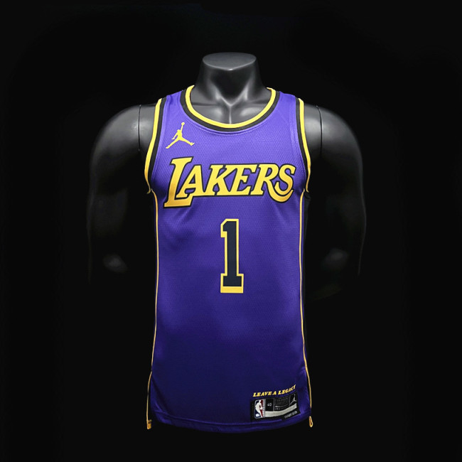 D'Angelo Russell Los Angeles Lakers Statement Edition Swingman Jersey 22/23 Purple