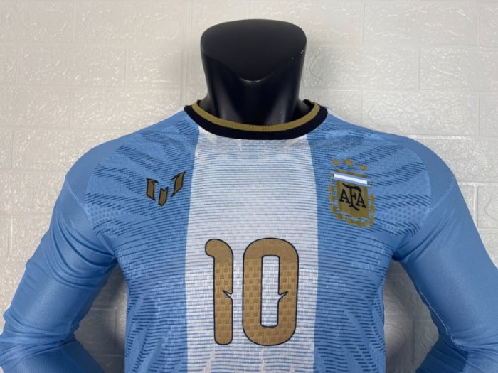Argentina 2026 Messi Signature Edition Player Long Sleeve Men Jersey