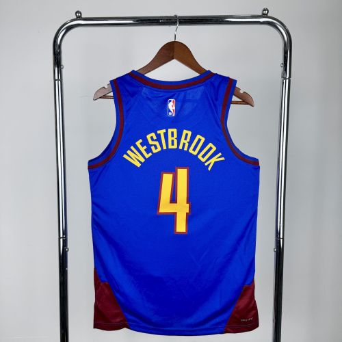 Russell Westbrook Denver Nuggets Statement Edition Swingman Jersey Blue