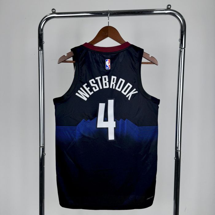 Russell Westbrook Denver Nuggets City Edition 2024/25 Swingman Jersey Black