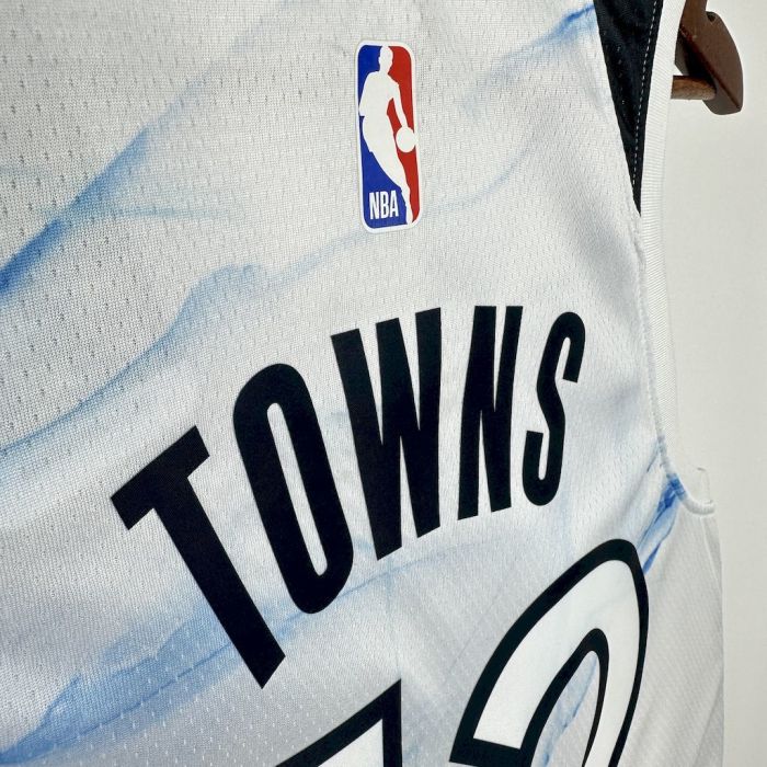 Karl-Anthony Towns Minnesota Timberwolves City Edition 24/25 Swingman Jersey White