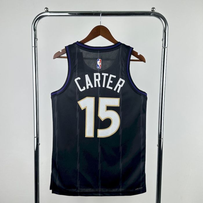 Vince Carter Toronto Raptors City Edition Swingman Jersey 24/25 Black