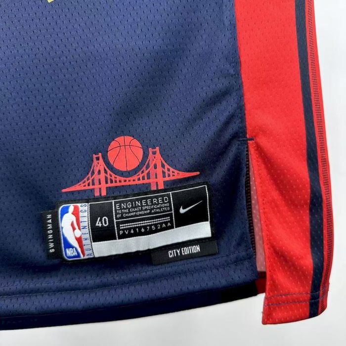 Draymond Green Wiggins Golden State Warriors City Edition Swingman Jersey 24/25 Blue