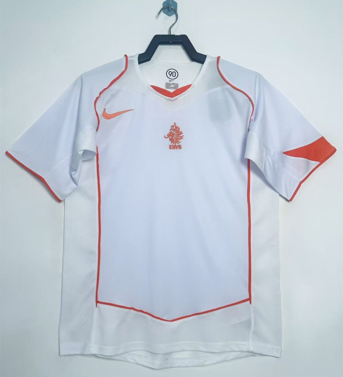 Netherlands Euro 2004 Away Retro Jersey