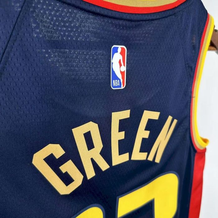 Draymond Green Wiggins Golden State Warriors City Edition Swingman Jersey 24/25 Blue