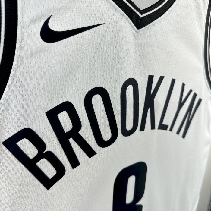 Cui Yongxi  Brooklyn Nets Association Edition Swingman Jersey White