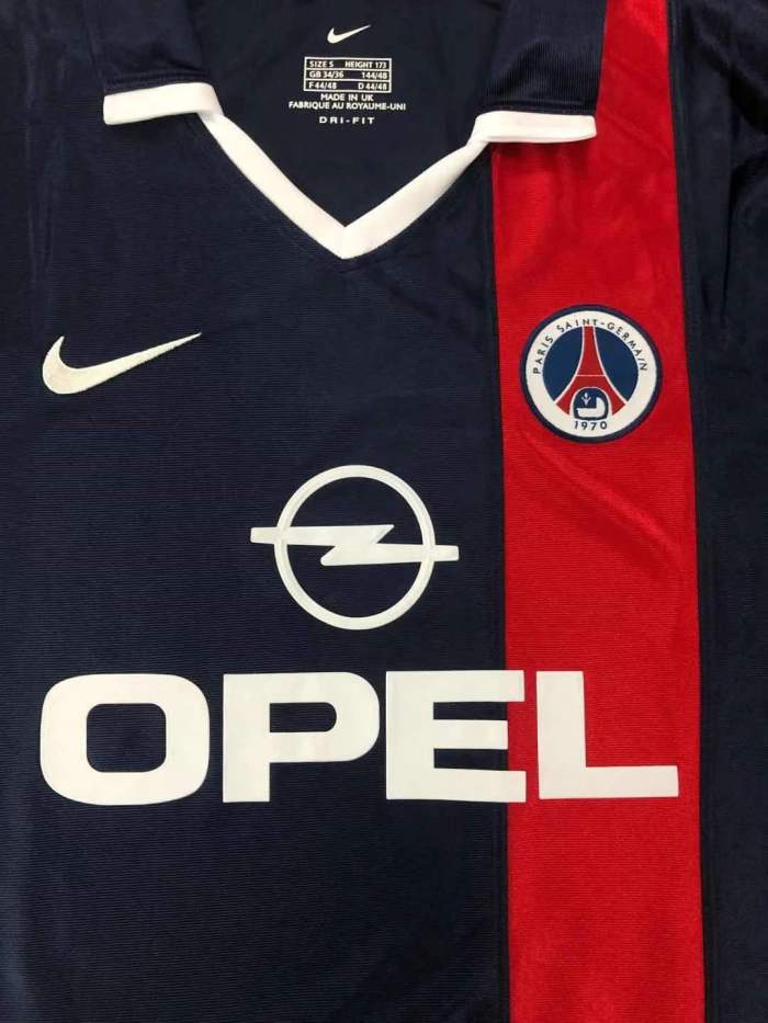 Paris Saint Germain Home Retro Jersey 2001/02