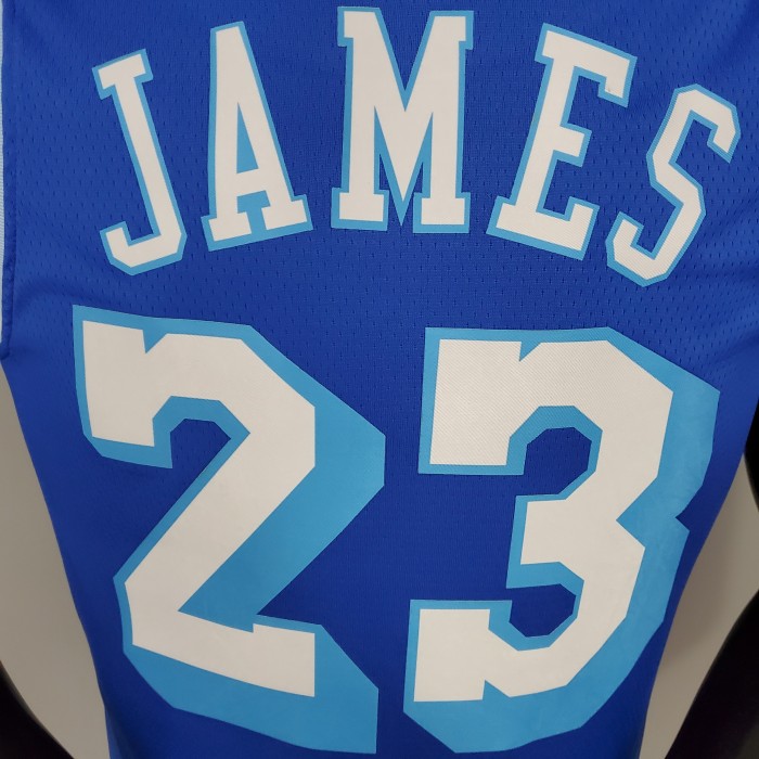 LeBron James #23 Los Angeles Lakers 2020/21 Swingman Jersey Retro Blue