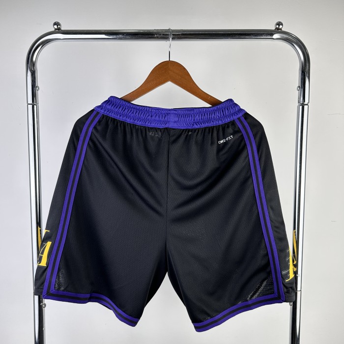 Los Angeles Lakers Team Basketball Shorts Black City Edition 19/20