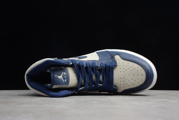 Air Jordan 1 High Retro Navy Blue White AQ9331-401