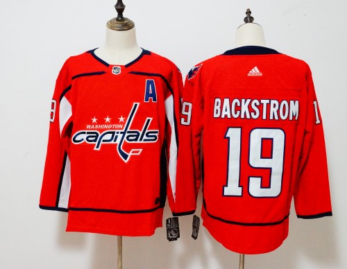 Washington Capitals Home Player Red NO.19 BACKSTROM