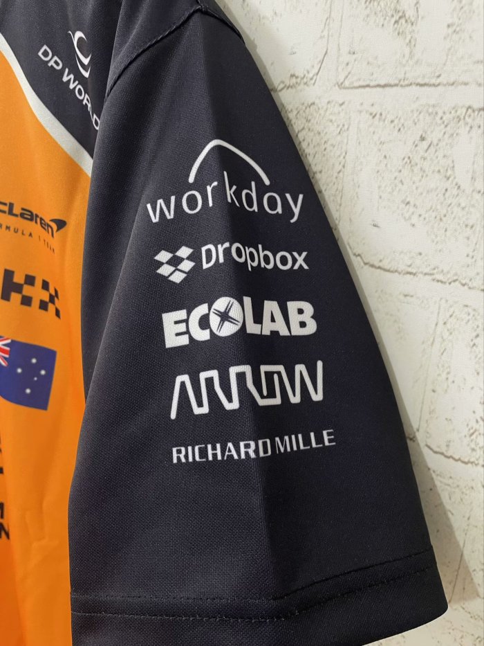 2025 McLaren T-Shirt Orange NO.81 Piastri