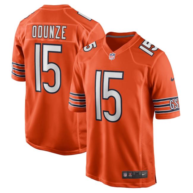 Chicago Bears Jersey Orange NO.15 ODUNZE