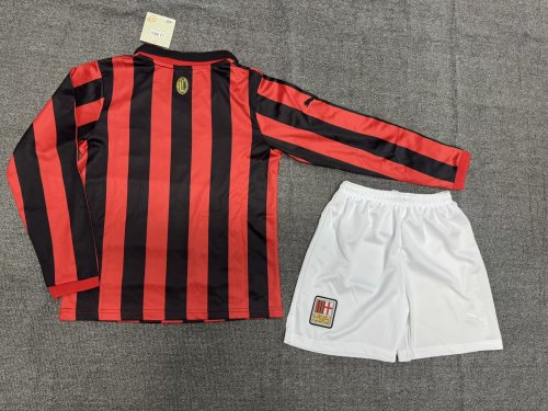 AC Milan 125th Anniversary Edition Long Sleeve Kids Suit 24/25