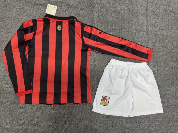 AC Milan 125th Anniversary Edition Long Sleeve Kids Suit 24/25