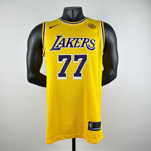 Luka Dončić Los Angeles Lakers Swingman Jersey Yellow