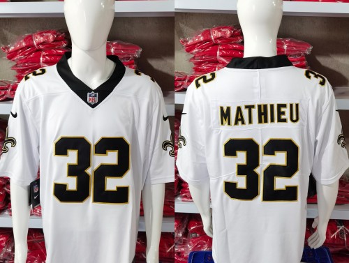 New Orleans Saints Jersey White NO.32 MATHIEU