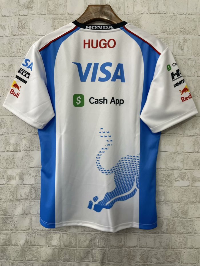 2025 Red Bull Racing T-Shirt Colour-blocked fanwear NO Number