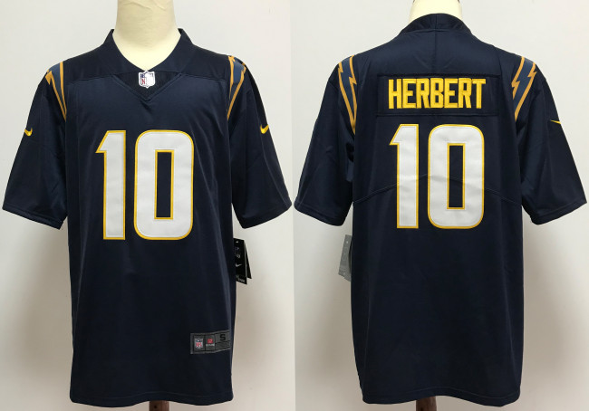 Los Angeles Chargers Alternate Jersey Black NO.10 HERBERT