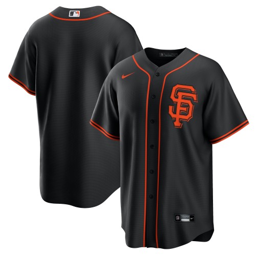 San Francisco Giants Jersey Black NO Number