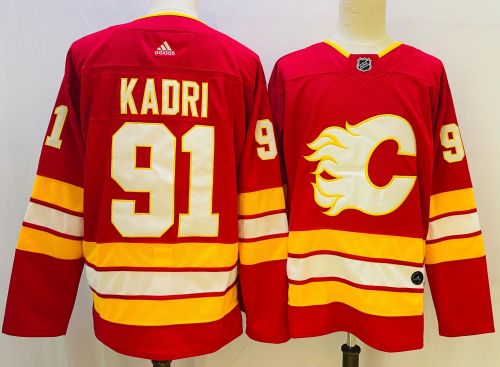 Calgary Flames Breakaway Home Jersey Red No.91 KADRI