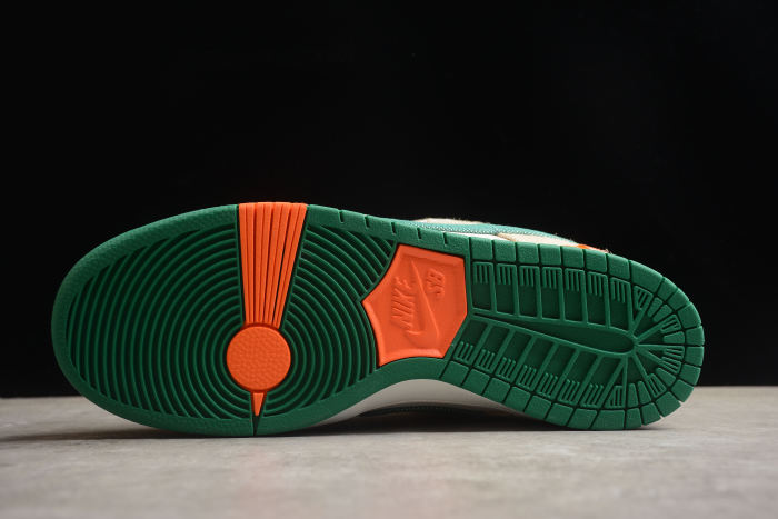 FD0860-001 Jarritos × Nike SB Dunk Low Phamtom Safety Orange-Malachite