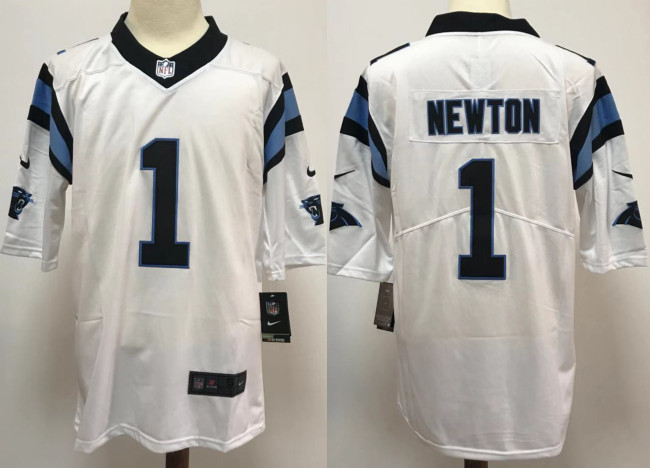 Carolina Panthers Jersey White NO.1 NEWTON